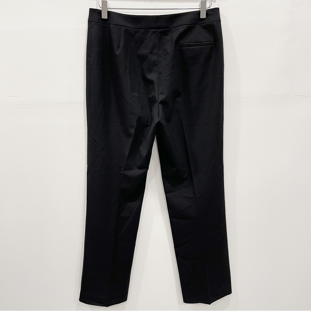 Lafayette 148 Menswear Trouser Pants Black Virgin Wool Size 10 - Picture 2 of 8